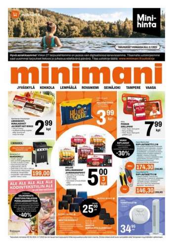 Minimani tarjoukset  - 28.06.2023 - 02.07.2023.