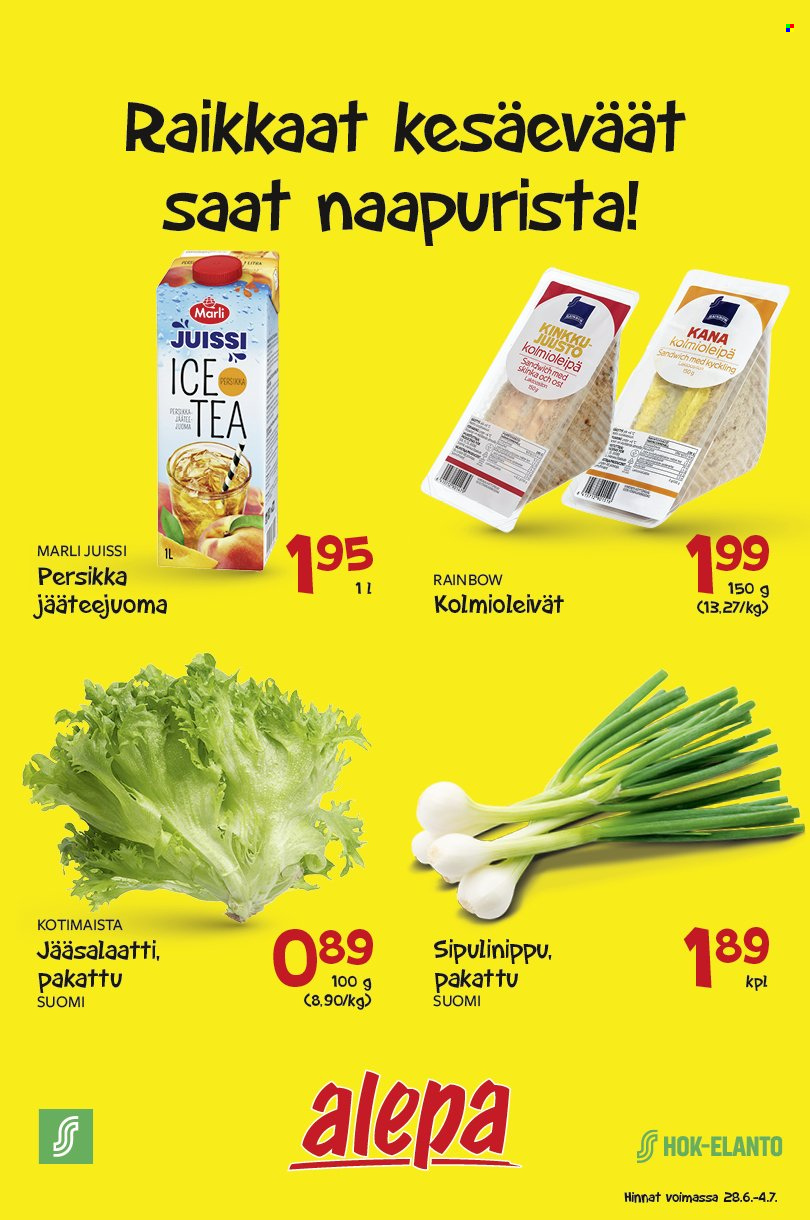 Alepa tarjoukset - 28.06.2023 - 04.07.2023. Sivu 1