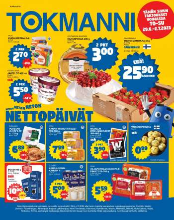 Tokmanni tarjoukset  - 29.06.2023 - 02.07.2023.