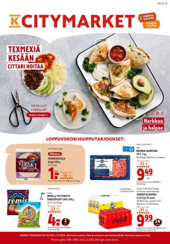 K-citymarket tarjoukset  - 29.06.2023 - 05.07.2023.