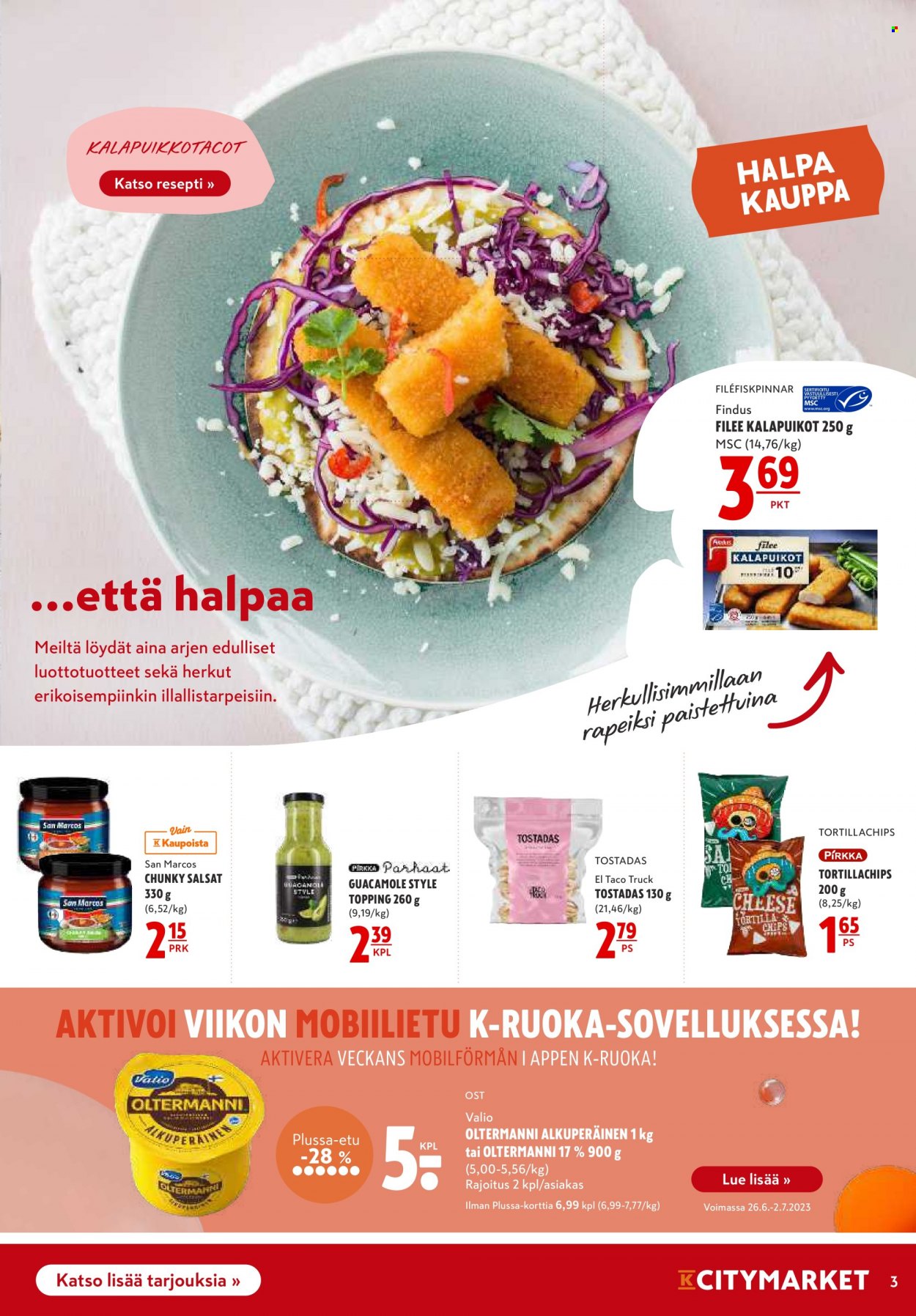 K-citymarket tarjoukset - 29.06.2023 - 05.07.2023. Sivu 3