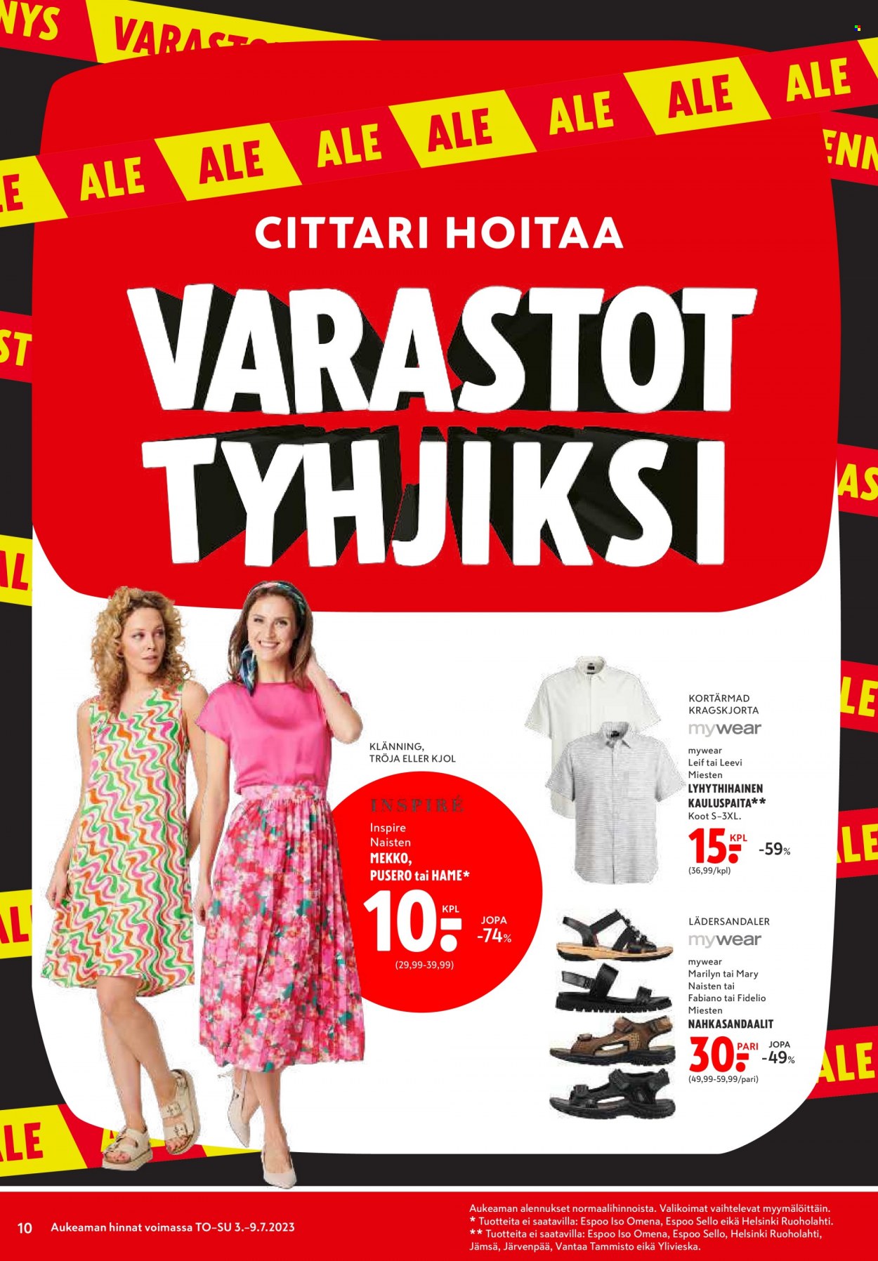 K-citymarket tarjoukset - 03.07.2023 - 09.07.2023. Sivu 10