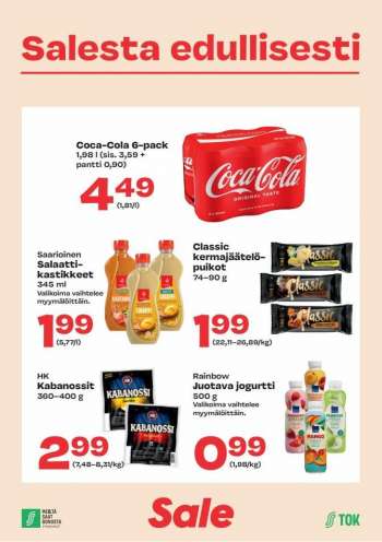 Sale tarjoukset .