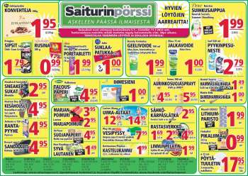 Saiturinpörssi tarjoukset  - 05.07.2023 - 11.07.2023.