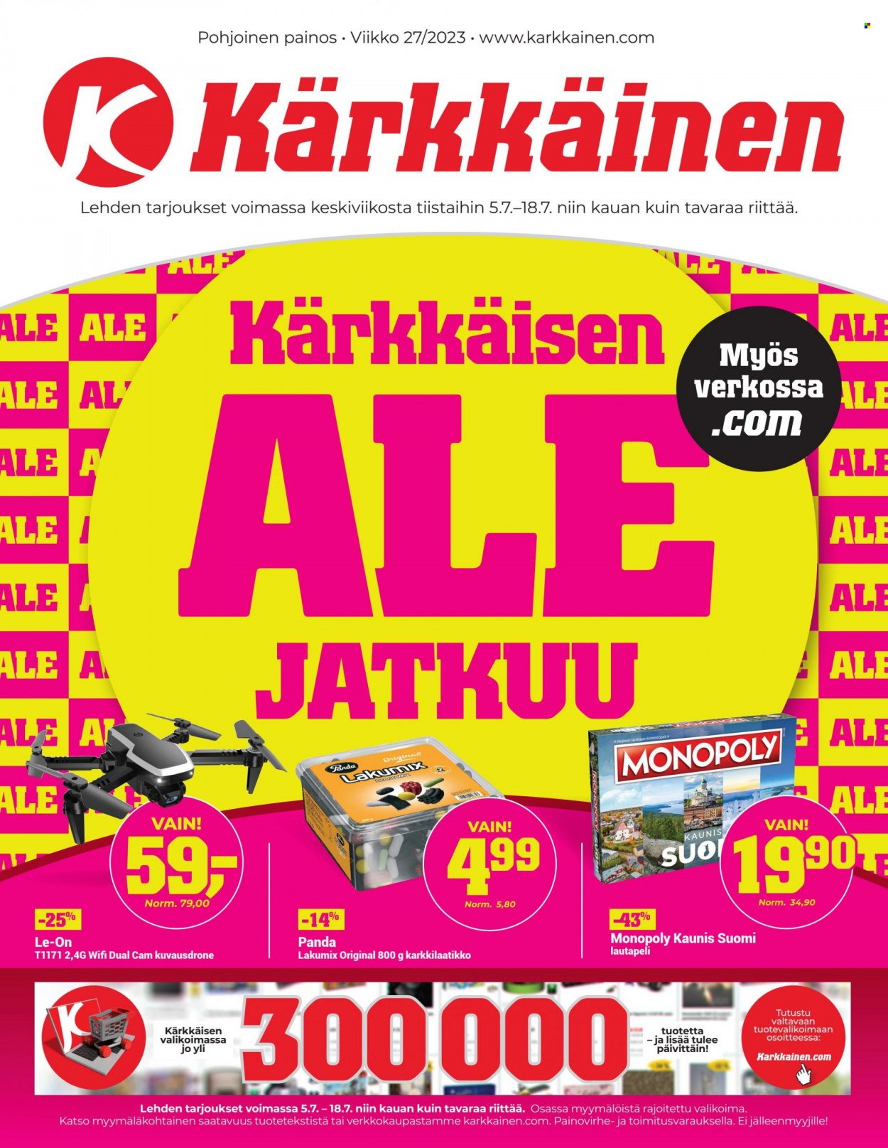 Kärkkäinen tarjoukset - 05.07.2023 - 18.07.2023. Sivu 1