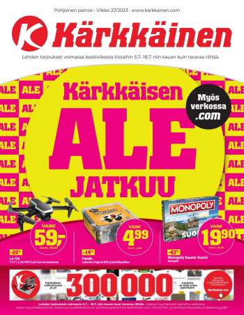 Kärkkäinen tarjoukset  - 05.07.2023 - 18.07.2023.