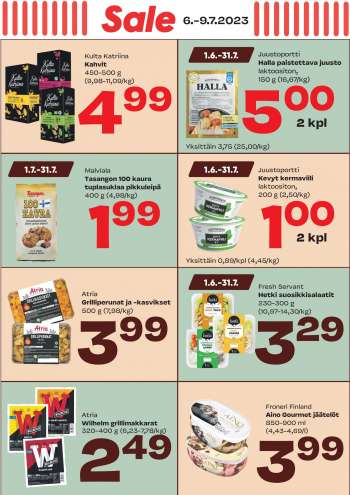Sale tarjoukset  - 06.07.2023 - 09.07.2023.