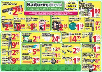 Saiturinpörssi tarjoukset  - 12.07.2023 - 18.07.2023.