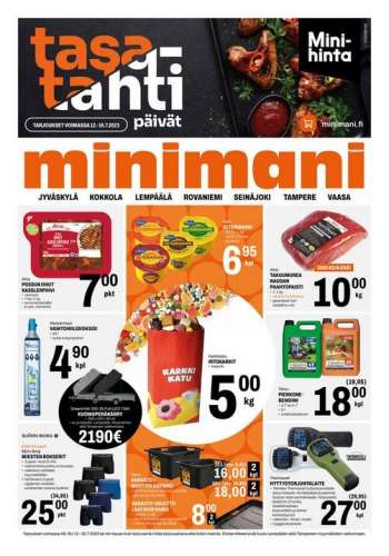 Minimani tarjoukset  - 12.07.2023 - 16.07.2023.