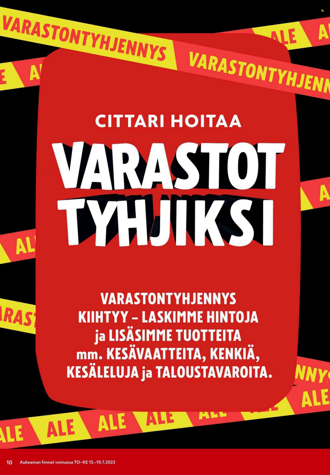 K-citymarket tarjoukset - 13.07.2023 - 19.07.2023. Sivu 10