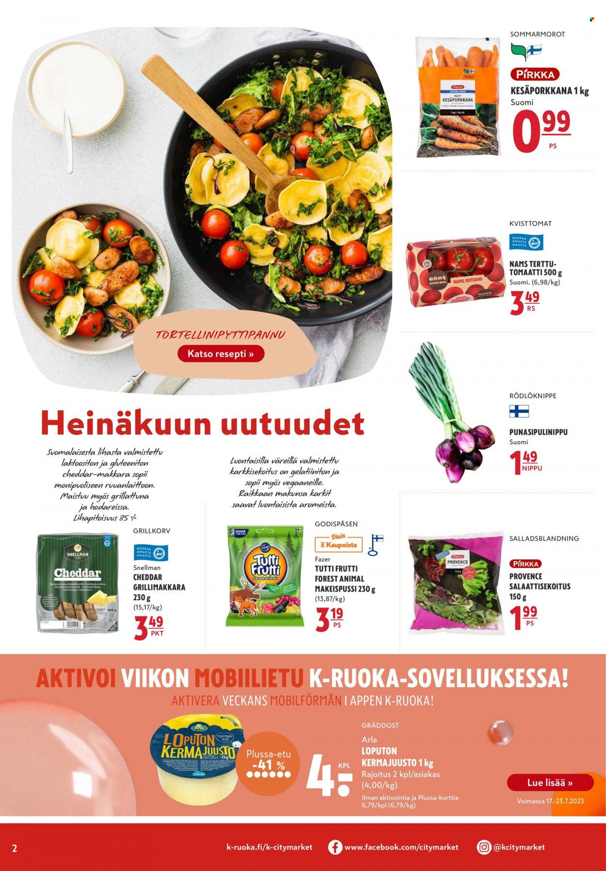 K-citymarket tarjoukset - 17.07.2023 - 23.07.2023. Sivu 2