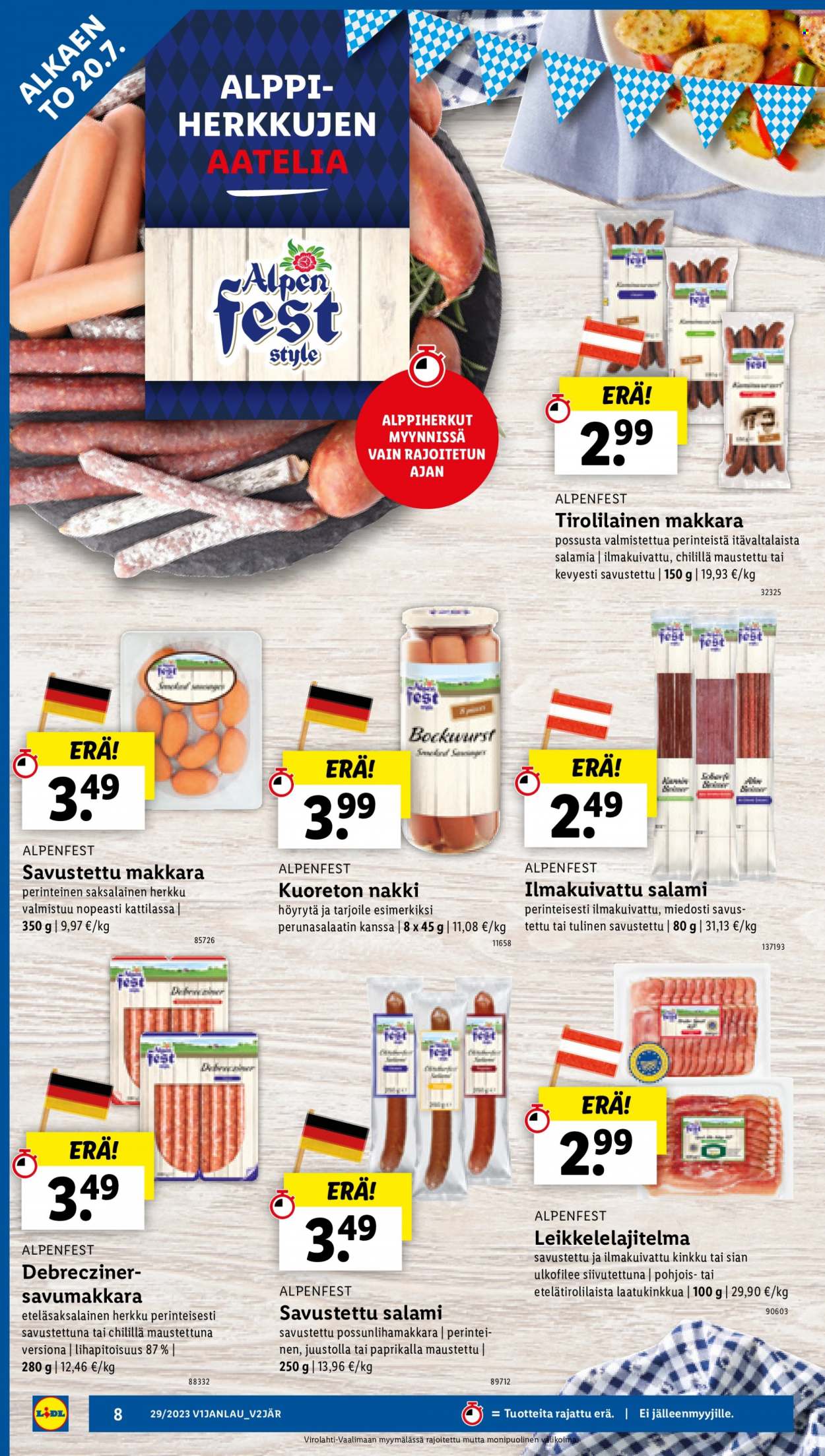 Lidl tarjoukset - 20.07.2023 - 26.07.2023. Sivu 10