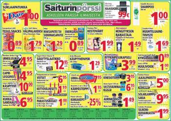 Saiturinpörssi tarjoukset  - 19.07.2023 - 25.07.2023.