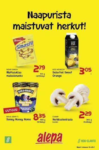 Alepa tarjoukset  - 19.07.2023 - 25.07.2023.