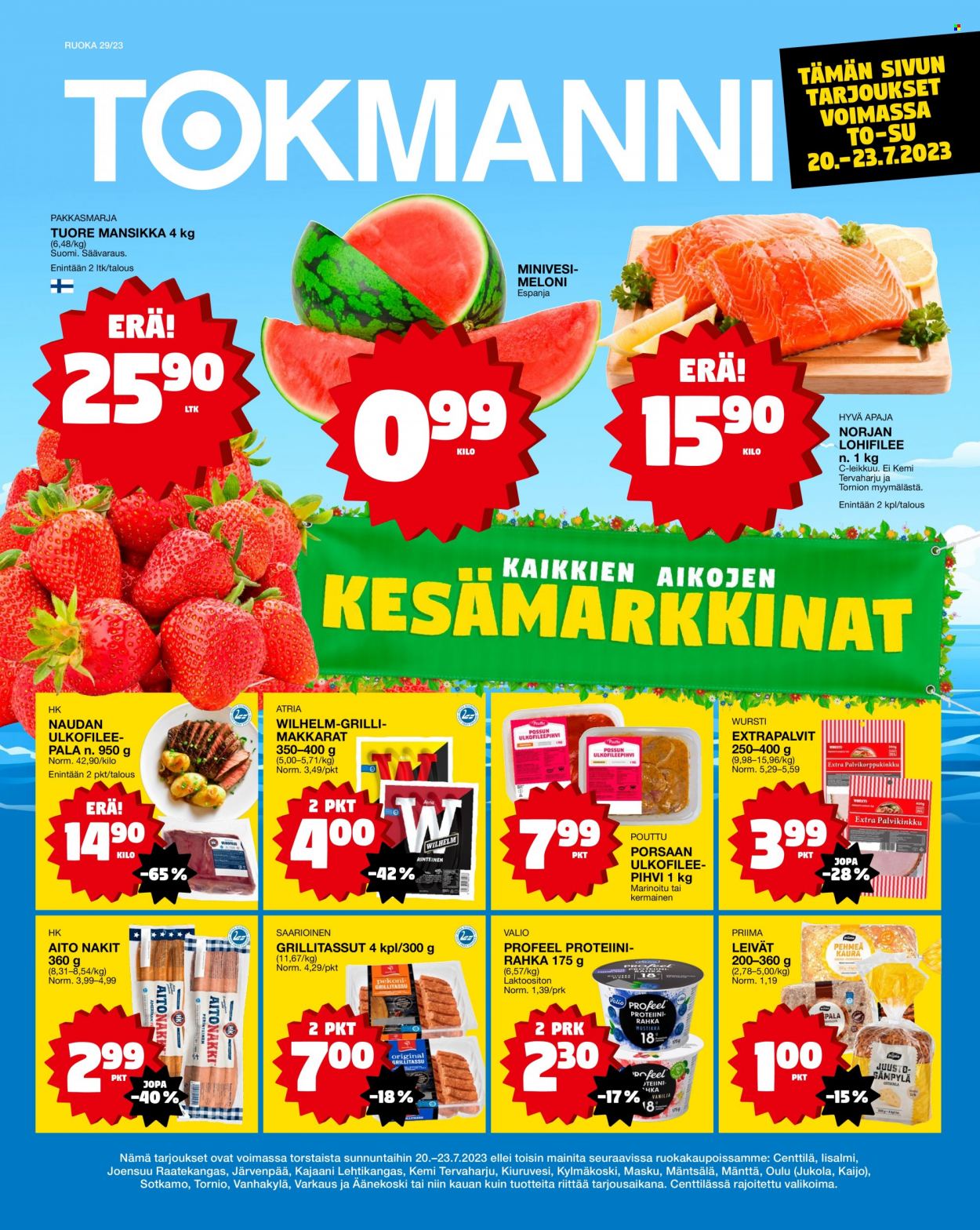 Tokmanni tarjoukset - 20.07.2023 - 23.07.2023. Sivu 1