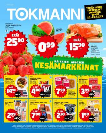 Tokmanni tarjoukset  - 20.07.2023 - 23.07.2023.