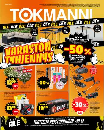 Tokmanni tarjoukset  - 24.07.2023 - 30.07.2023.