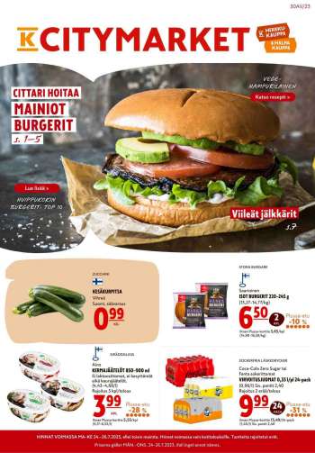 K-citymarket tarjoukset  - 24.07.2023 - 26.07.2023.