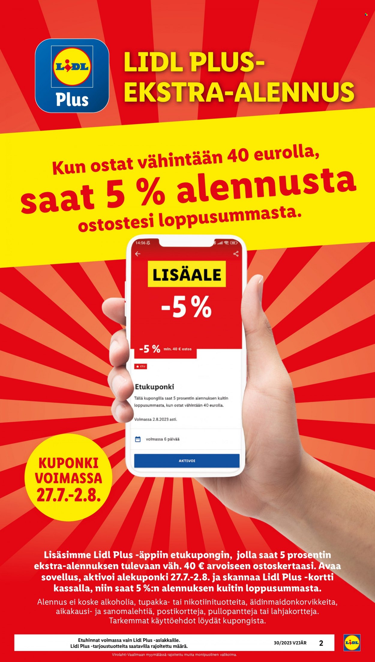 Lidl tarjoukset - 27.07.2023 - 02.08.2023. Sivu 2