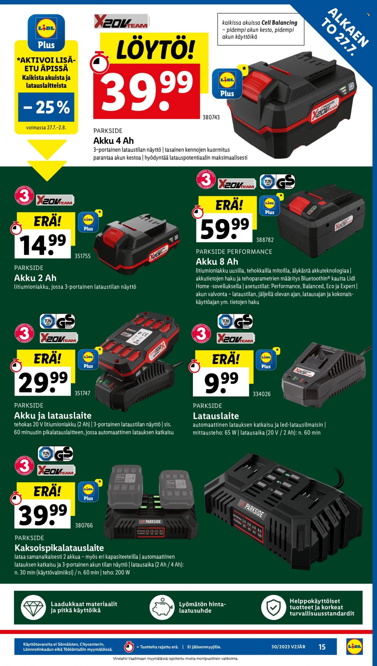 Lidl tarjoukset - 27.07.2023 - 02.08.2023. Sivu 17