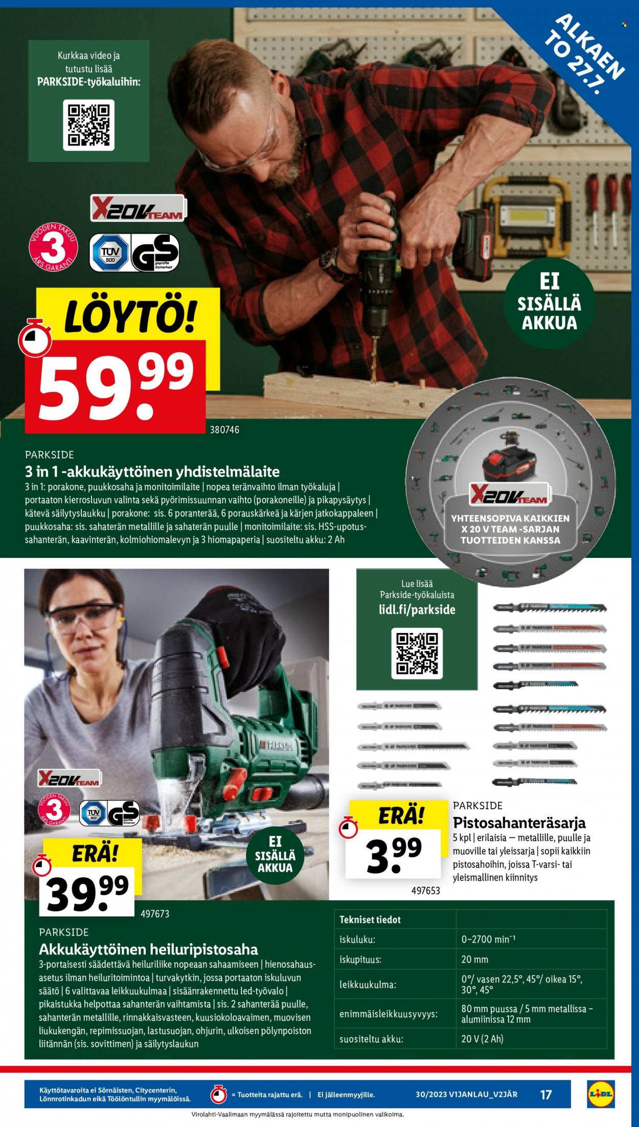 Lidl tarjoukset - 27.07.2023 - 02.08.2023. Sivu 19