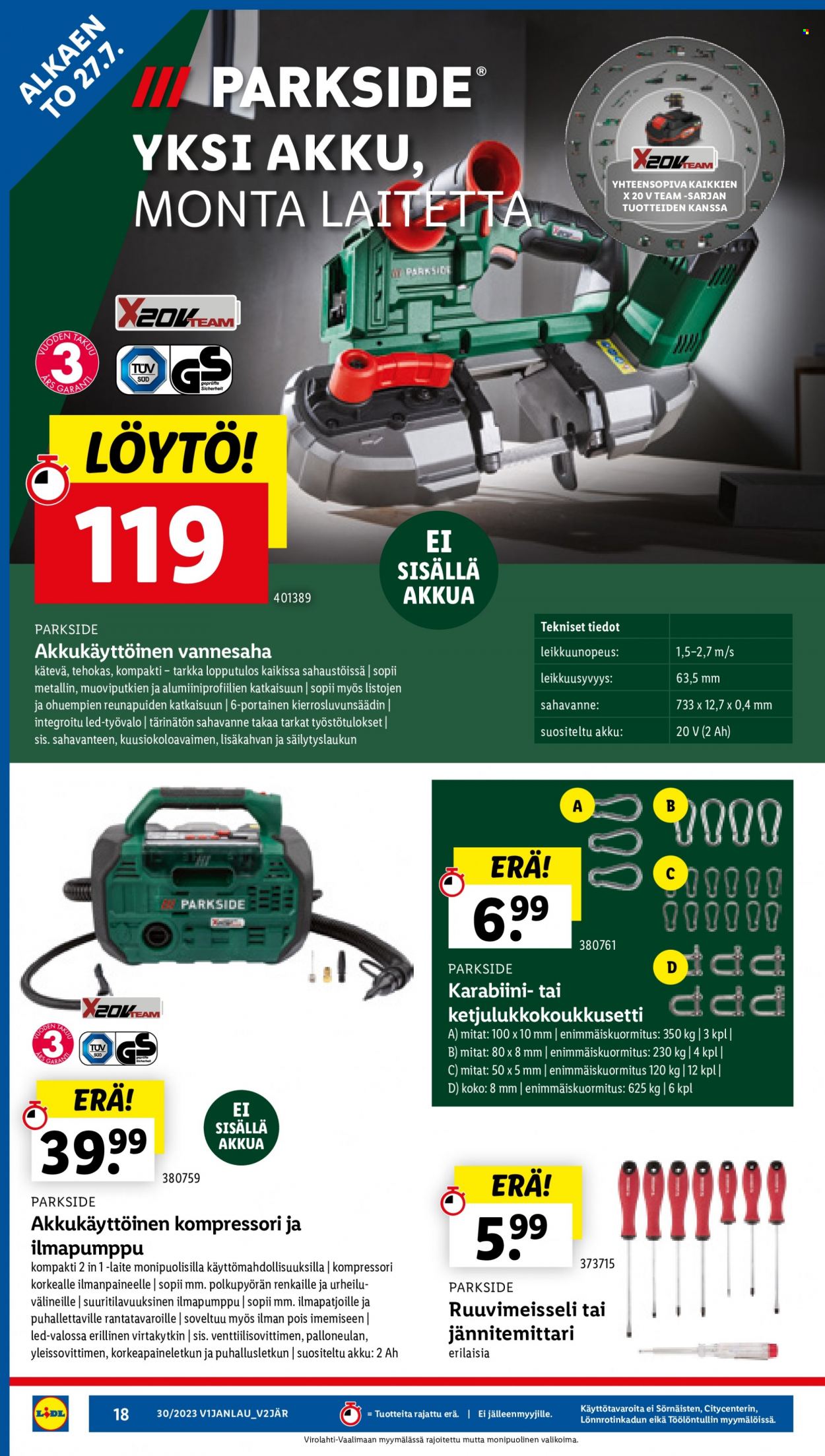 Lidl tarjoukset - 27.07.2023 - 02.08.2023. Sivu 20