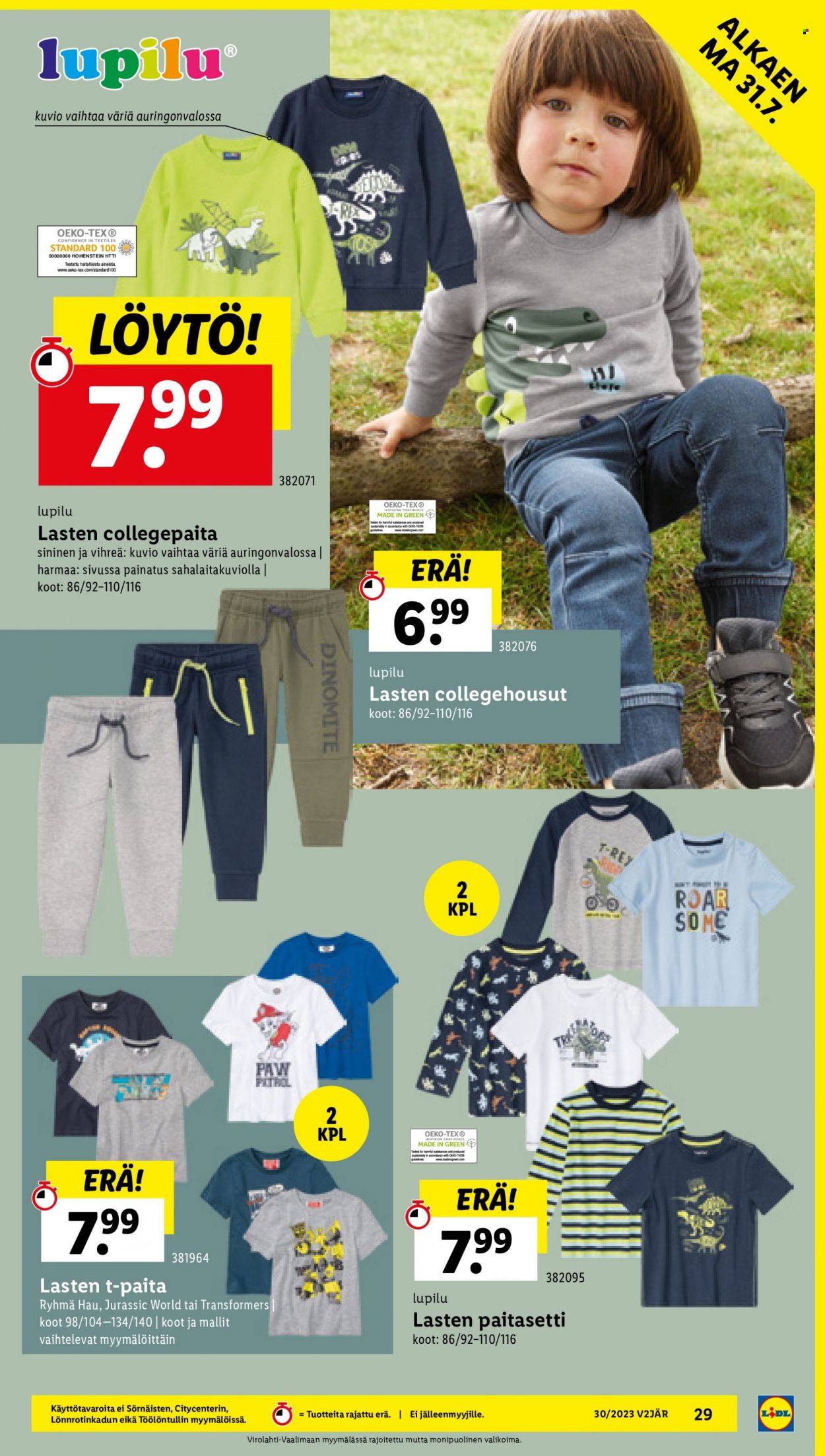 Lidl tarjoukset - 27.07.2023 - 02.08.2023. Sivu 33