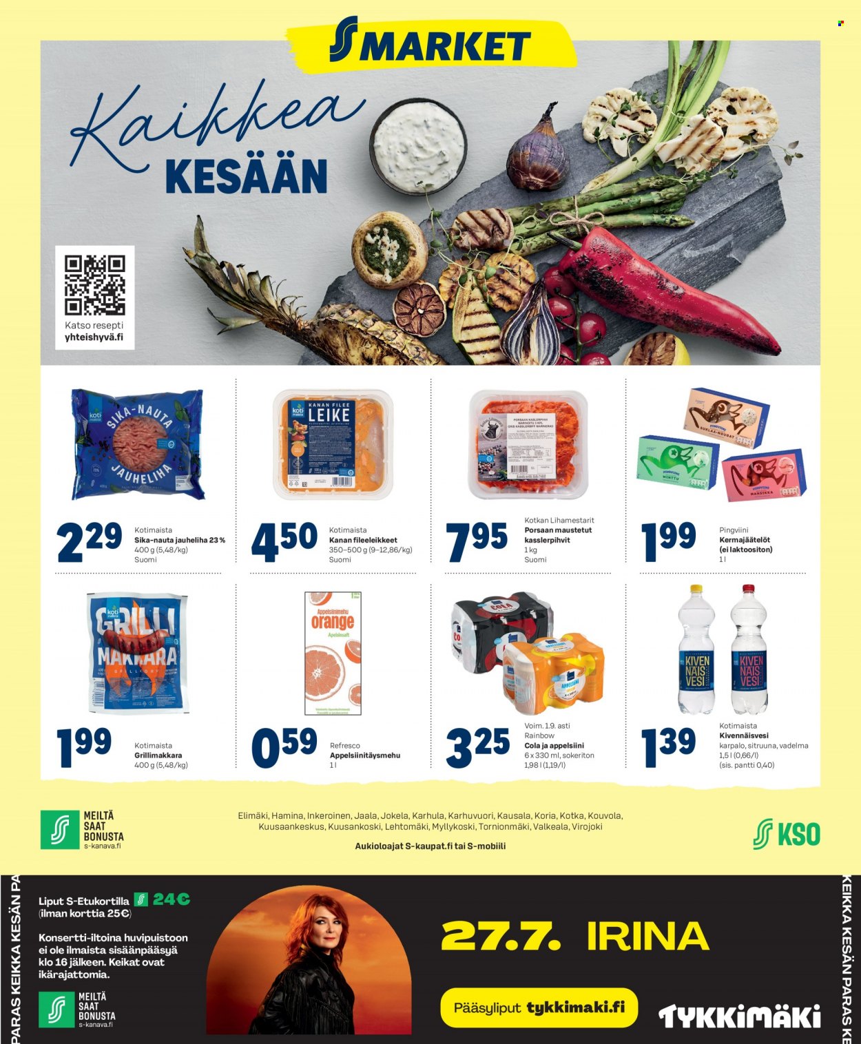 S-market tarjoukset - 26.07.2023 - 30.07.2023. Sivu 1