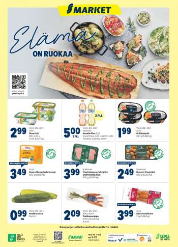 S-market tarjoukset  - 26.07.2023 - 30.07.2023.