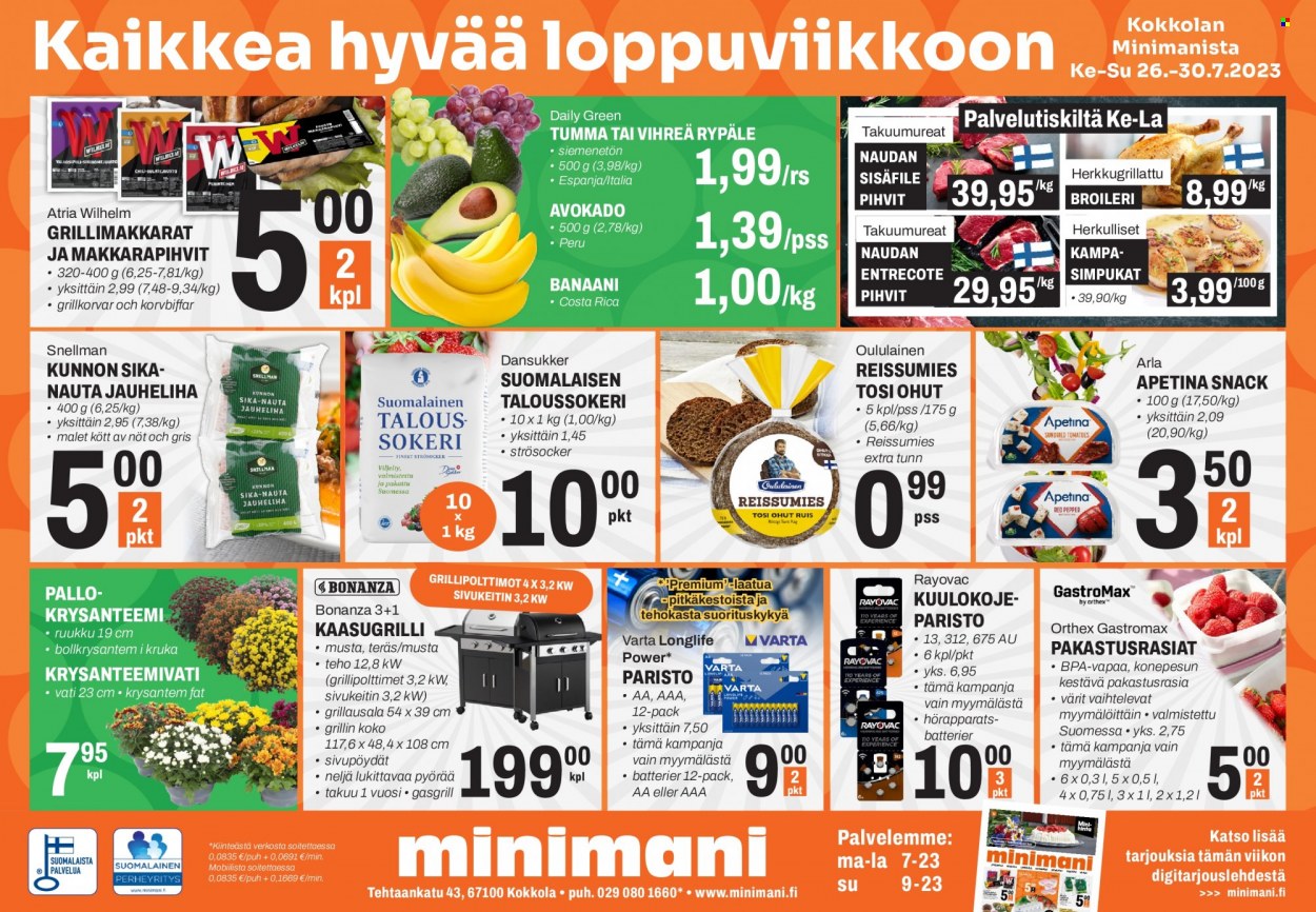 Minimani tarjoukset - 26.07.2023 - 30.07.2023. Sivu 1