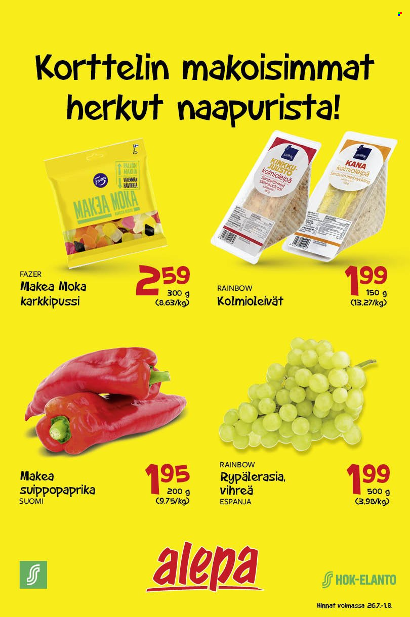 Alepa tarjoukset - 26.07.2023 - 01.08.2023. Sivu 1
