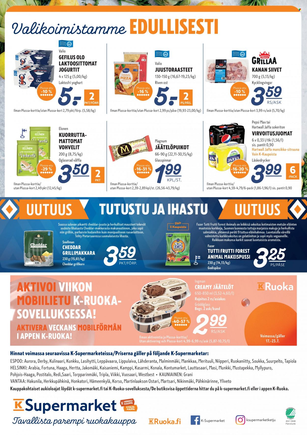 K-Supermarket tarjoukset - 27.07.2023 - 30.07.2023. Sivu 4