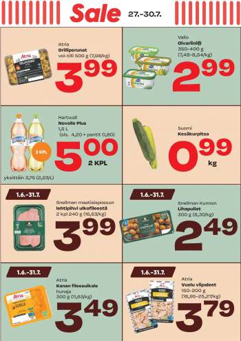 Sale tarjoukset  - 27.07.2023 - 30.07.2023.