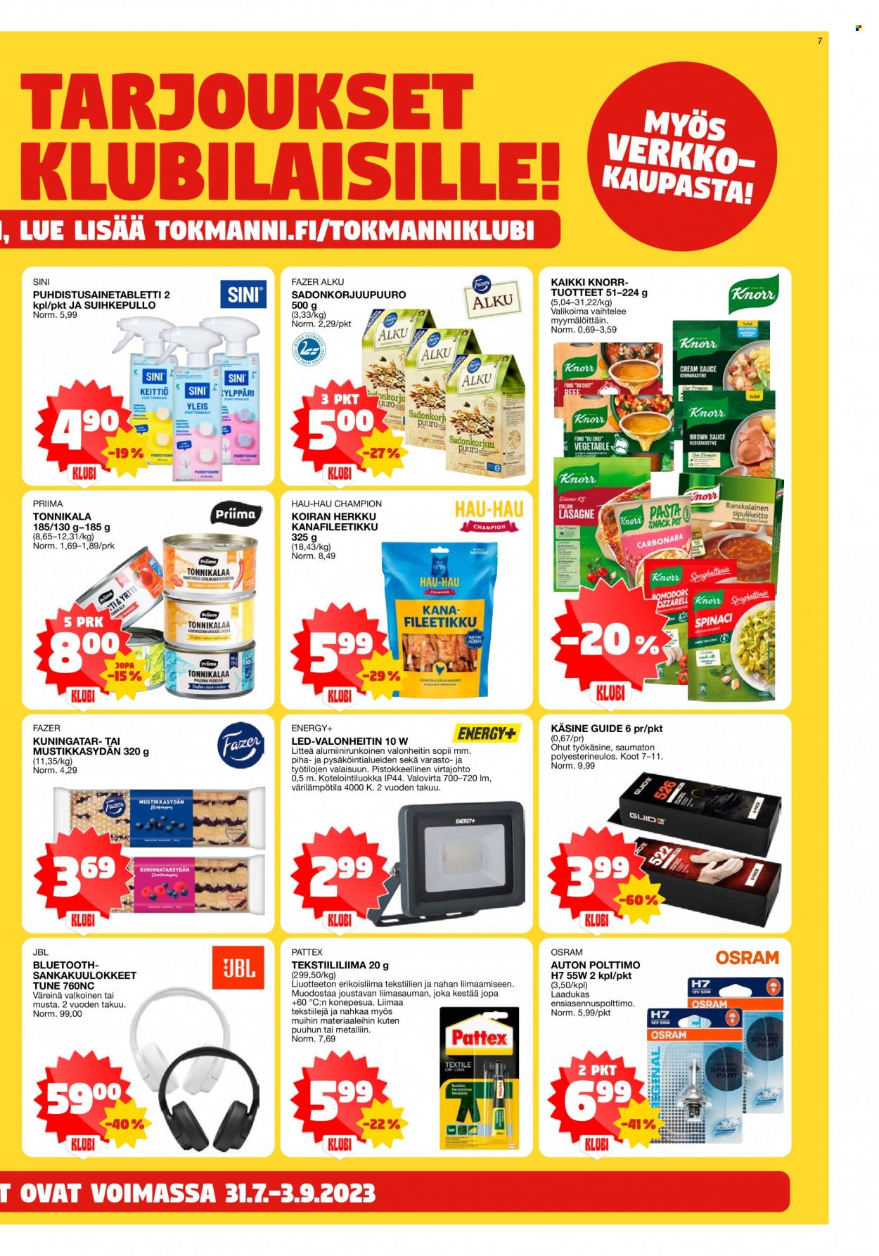 Tokmanni tarjoukset - 31.07.2023 - 06.08.2023. Sivu 7