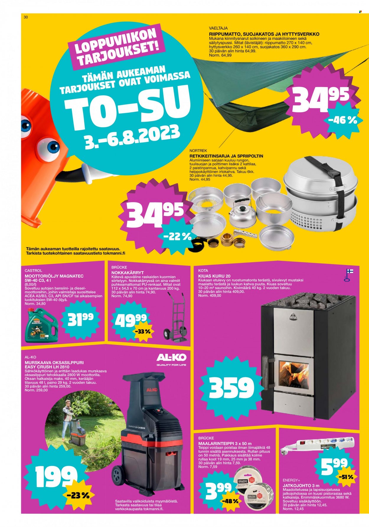 Tokmanni tarjoukset - 31.07.2023 - 06.08.2023. Sivu 30