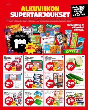 Tokmanni tarjoukset  - 31.07.2023 - 02.08.2023.