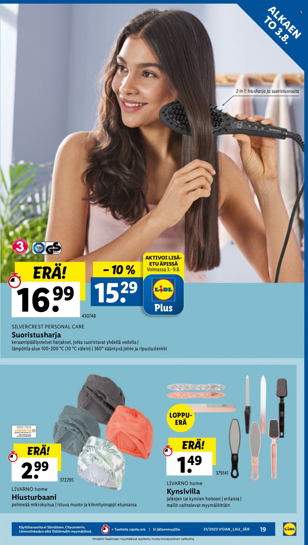 Lidl tarjoukset - 03.08.2023 - 09.08.2023. Sivu 21