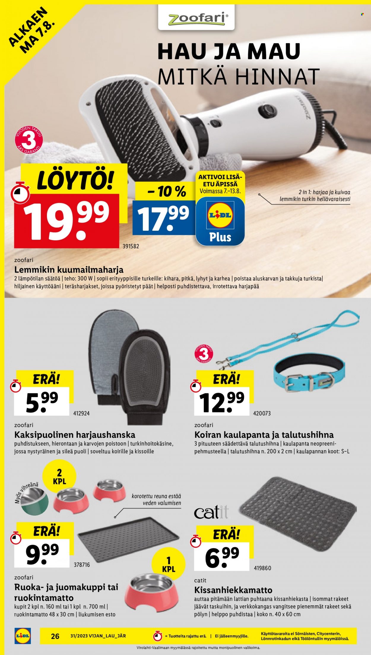 Lidl tarjoukset - 03.08.2023 - 09.08.2023. Sivu 30