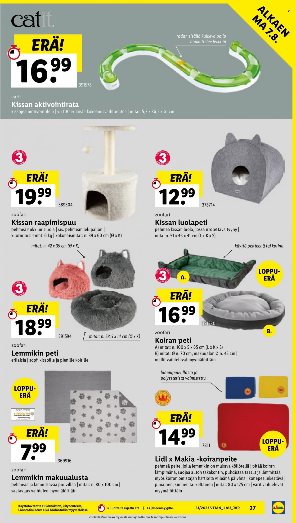 Lidl tarjoukset - 03.08.2023 - 09.08.2023. Sivu 31