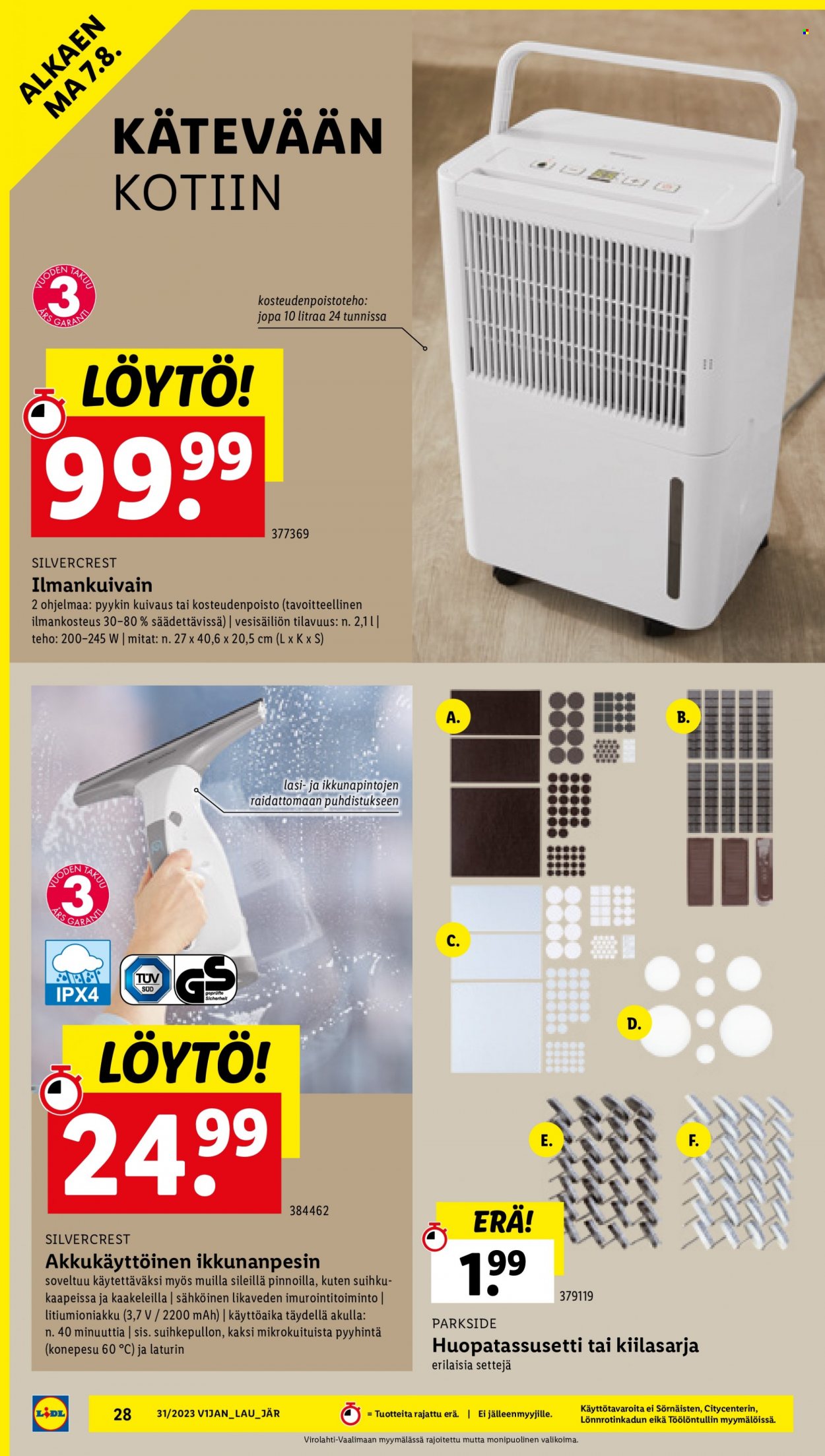 Lidl tarjoukset - 03.08.2023 - 09.08.2023. Sivu 32