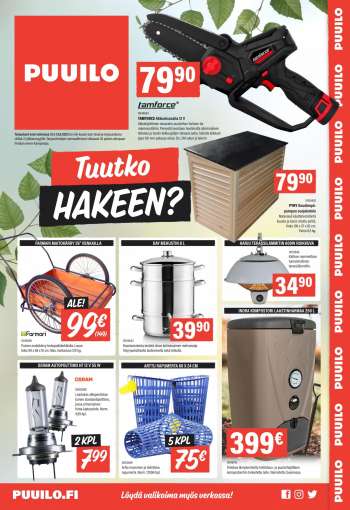 Puuilo tarjoukset  - 31.07.2023 - 13.08.2023.