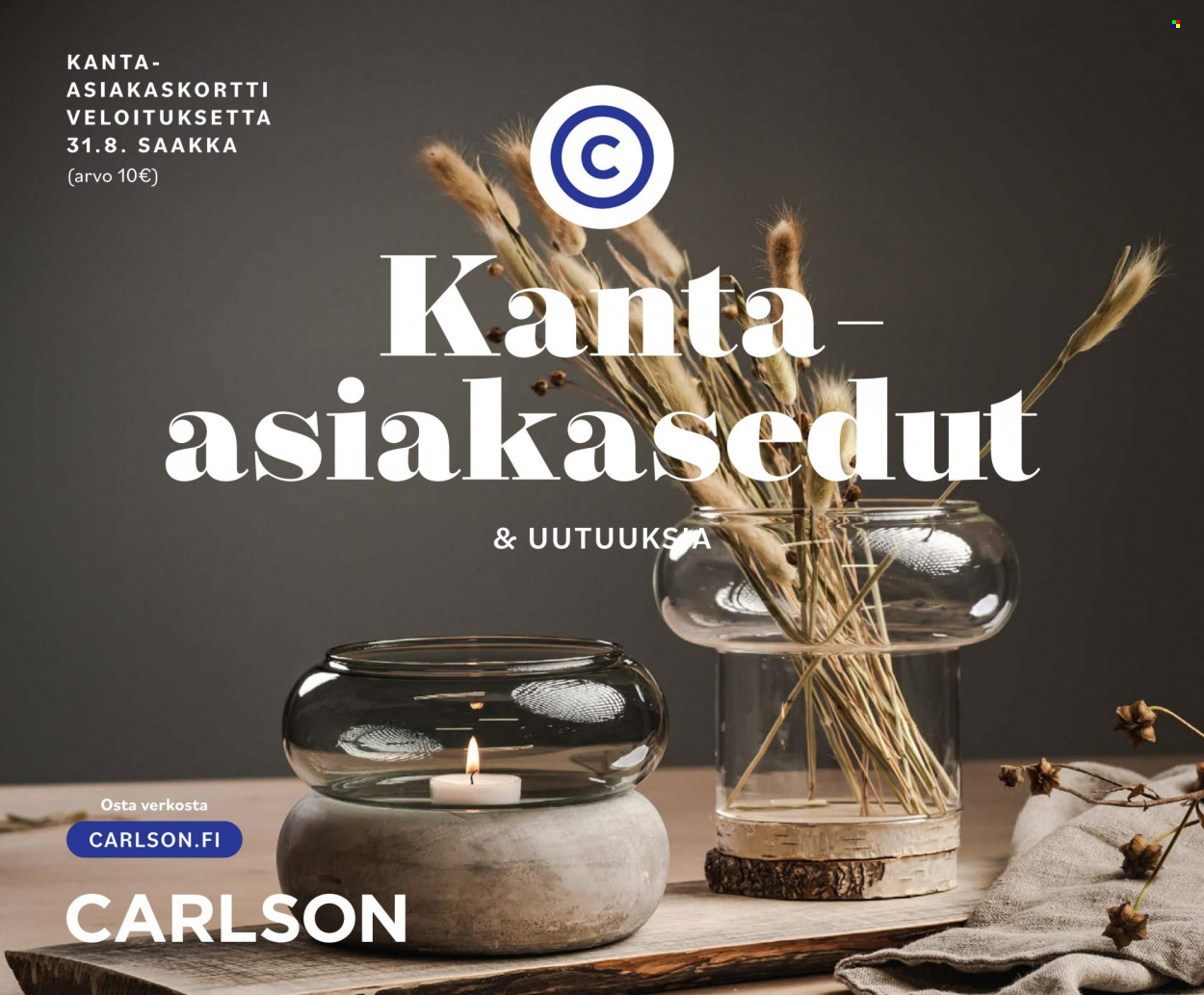 Carlson tarjoukset - 01.08.2023 - 31.08.2023. Sivu 1