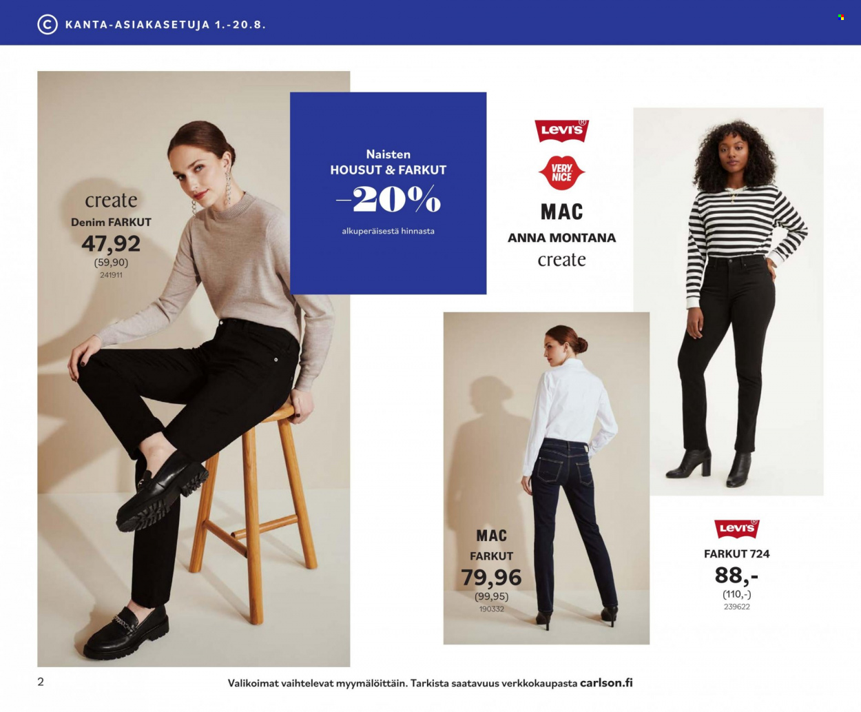 Carlson tarjoukset - 01.08.2023 - 31.08.2023. Sivu 2