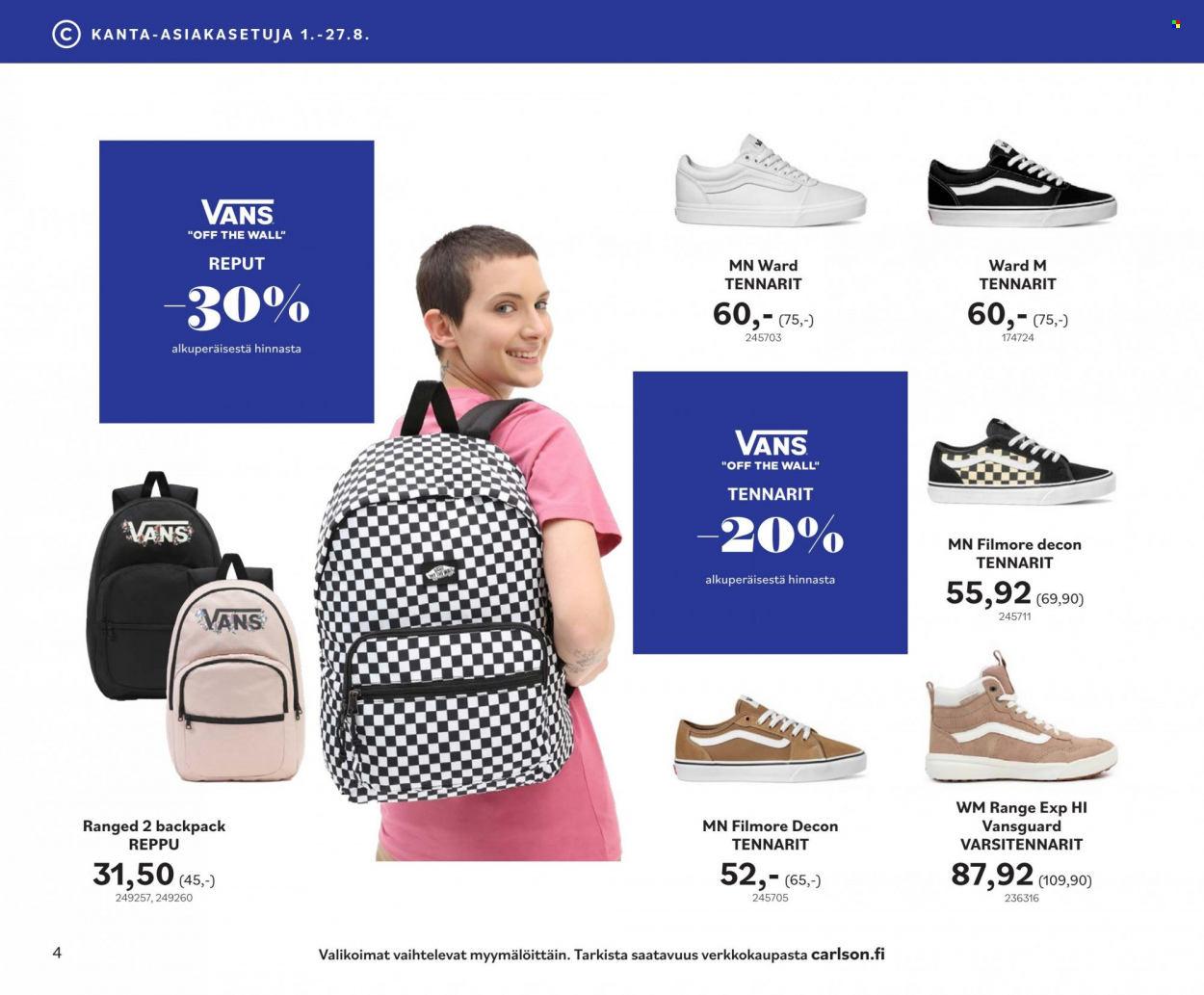Carlson tarjoukset - 01.08.2023 - 31.08.2023. Sivu 4