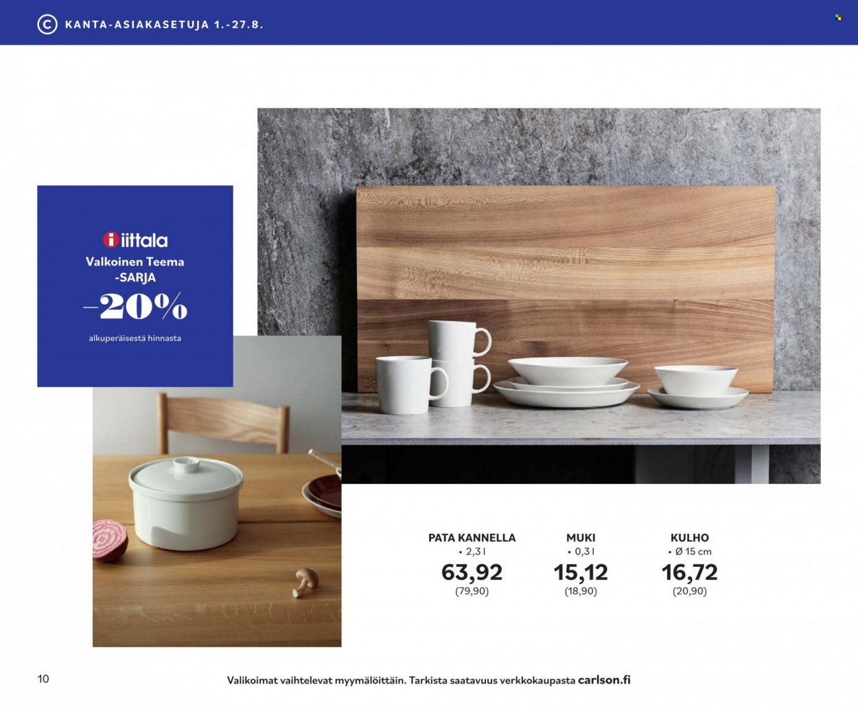 Carlson tarjoukset - 01.08.2023 - 31.08.2023. Sivu 10