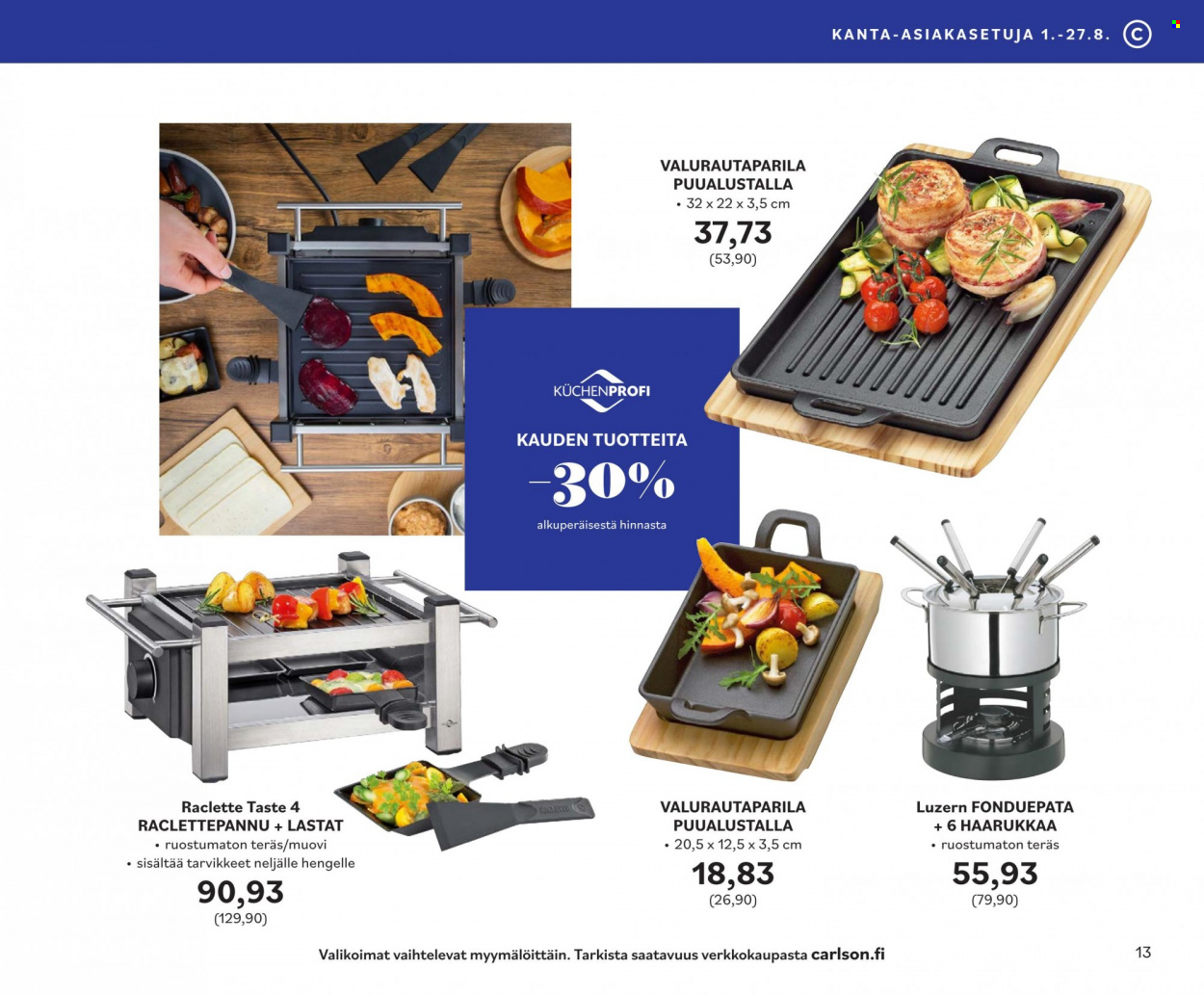 Carlson tarjoukset - 01.08.2023 - 31.08.2023. Sivu 13