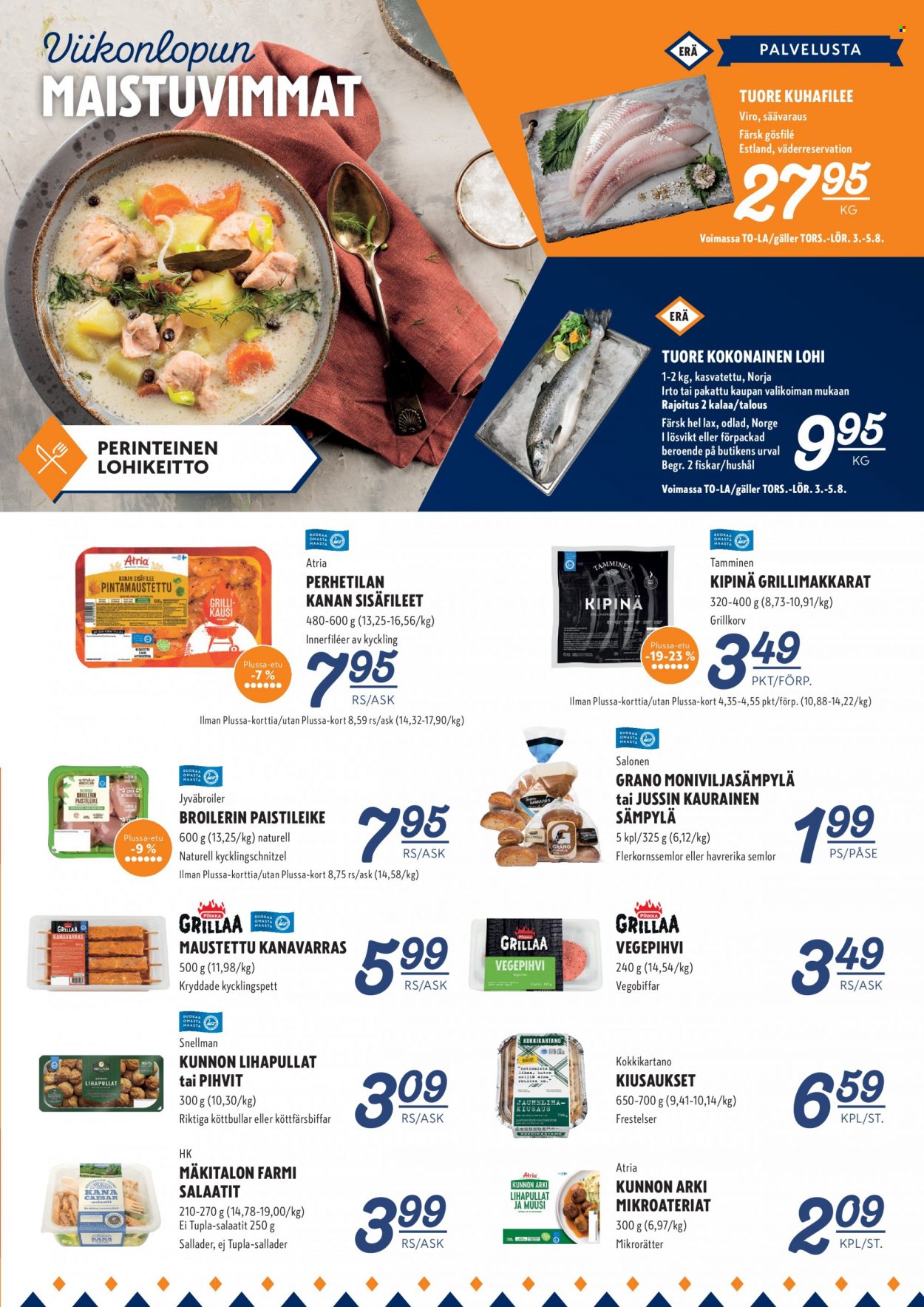 K-Supermarket tarjoukset - 03.08.2023 - 06.08.2023. Sivu 3