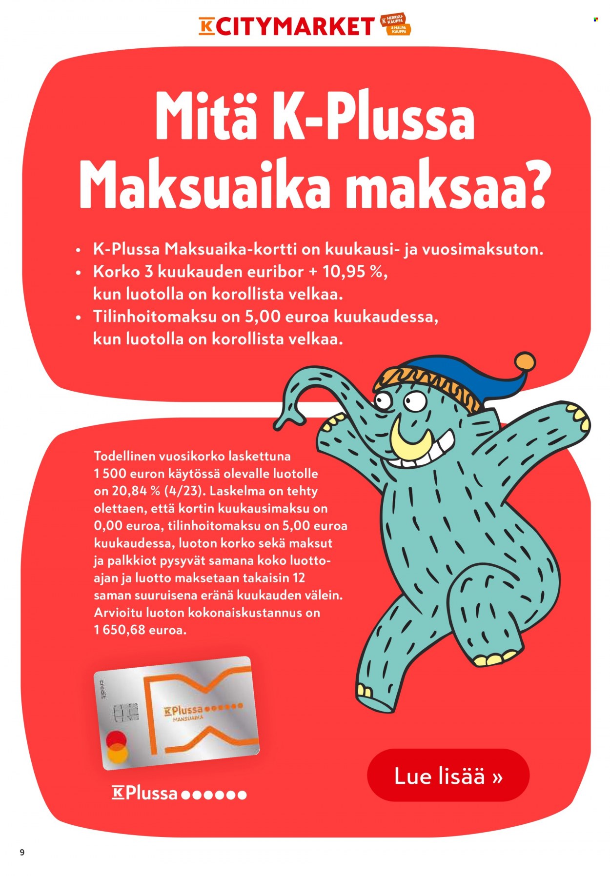 K-citymarket tarjoukset - 07.08.2023 - 13.08.2023. Sivu 9