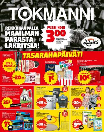 Tokmanni tarjoukset  - 07.08.2023 - 13.08.2023.