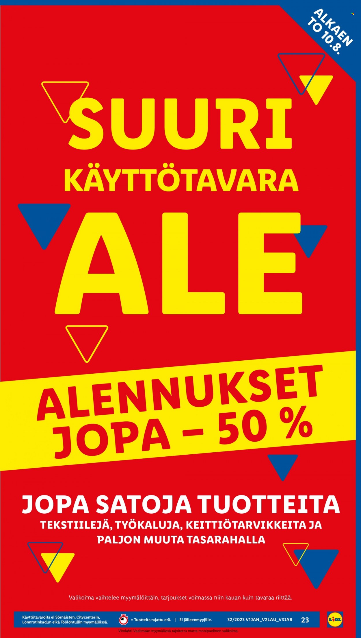 Lidl tarjoukset - 10.08.2023 - 16.08.2023. Sivu 25